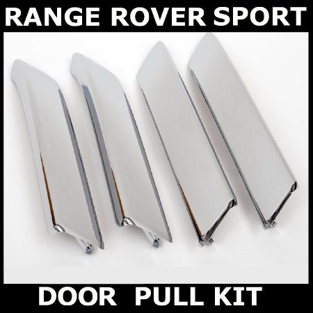 Interior Door Pull Kit - Chrome - Click Image to Close